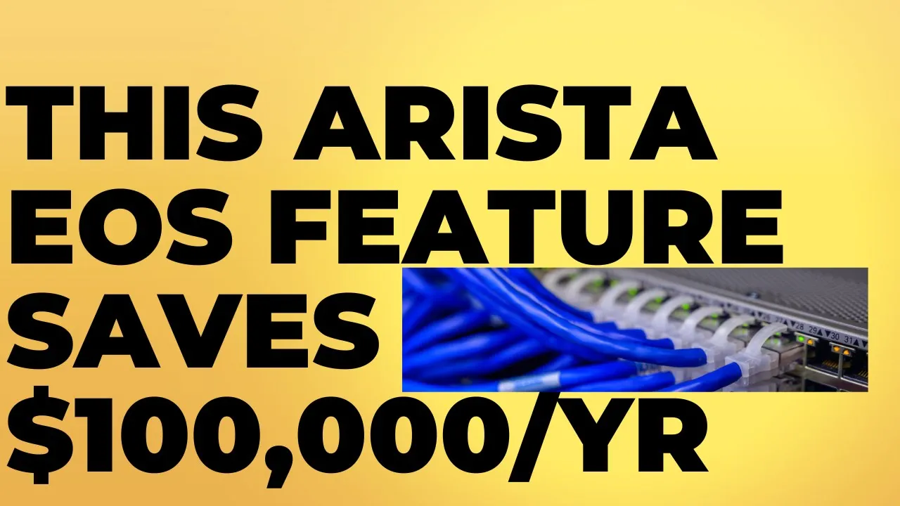 Arista EOS power saving feature 
