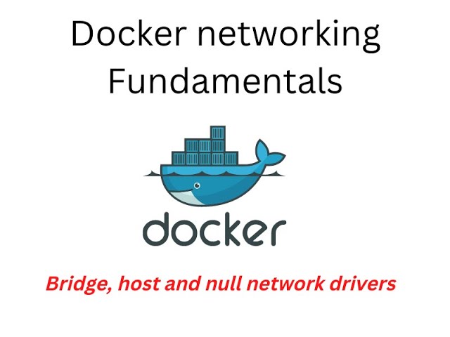 Docker Networking: Bridge, Host & Null Network Drivers