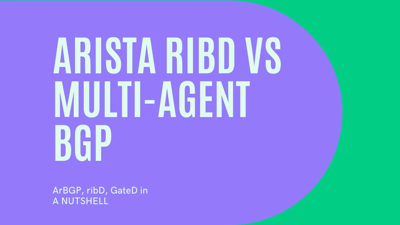 Arista Multi Agent Routing Model(aka ArBGP) 
