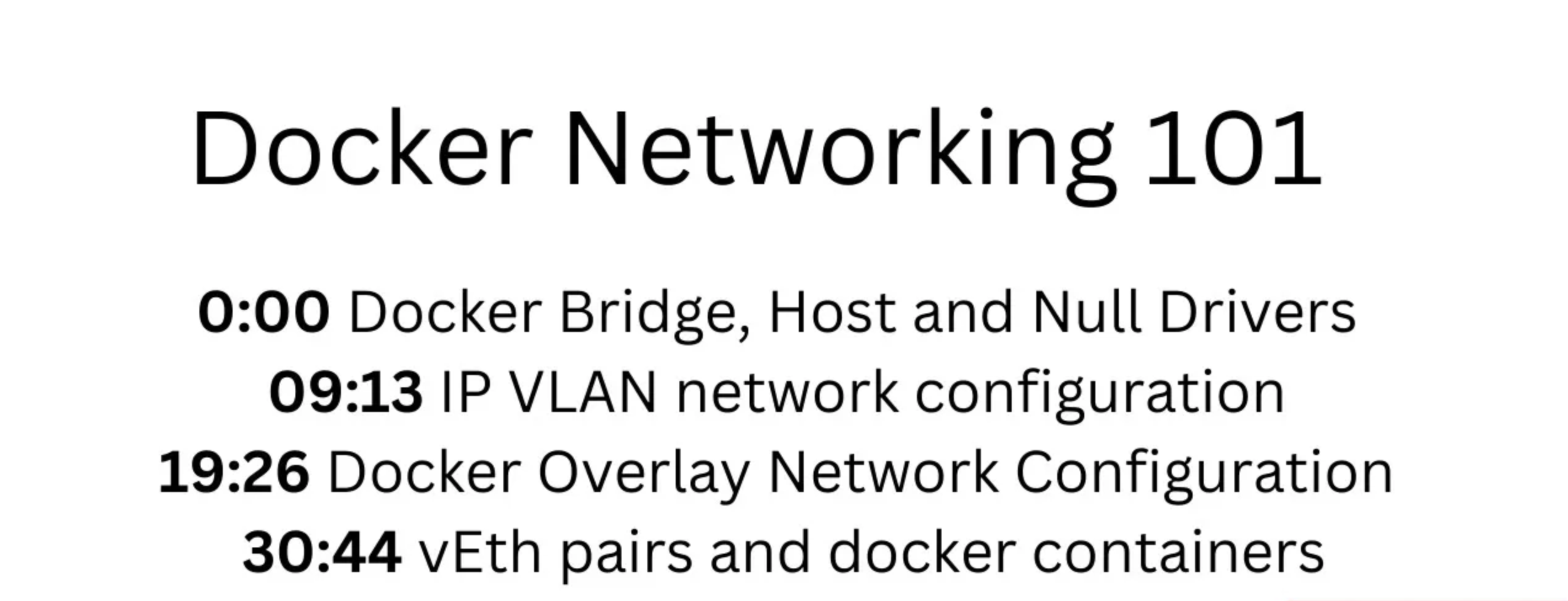 Docker networking FULL course